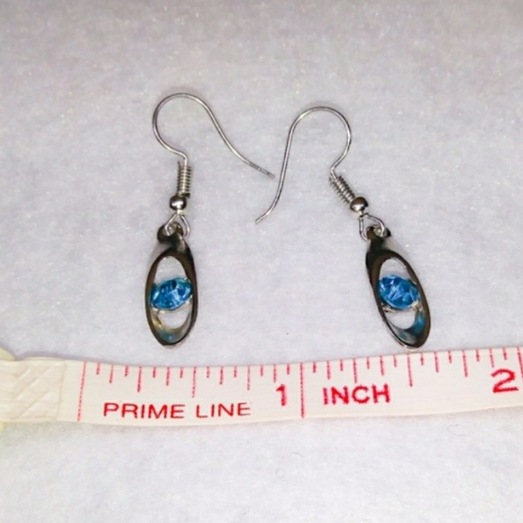 🎀Stunning 925 Crystal Droplet Earrings - Picture 4 of 8